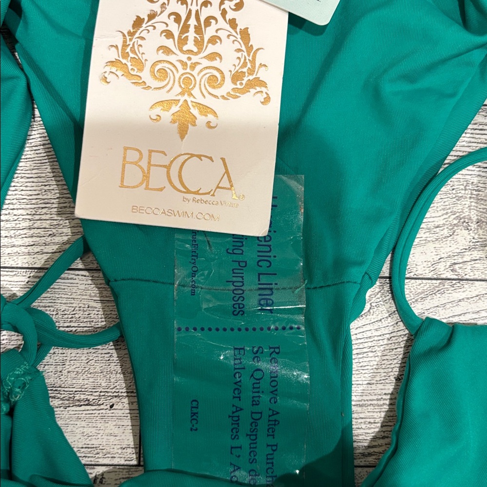 BECCA Teal Swimwear Bottom - Picture 4 of 4